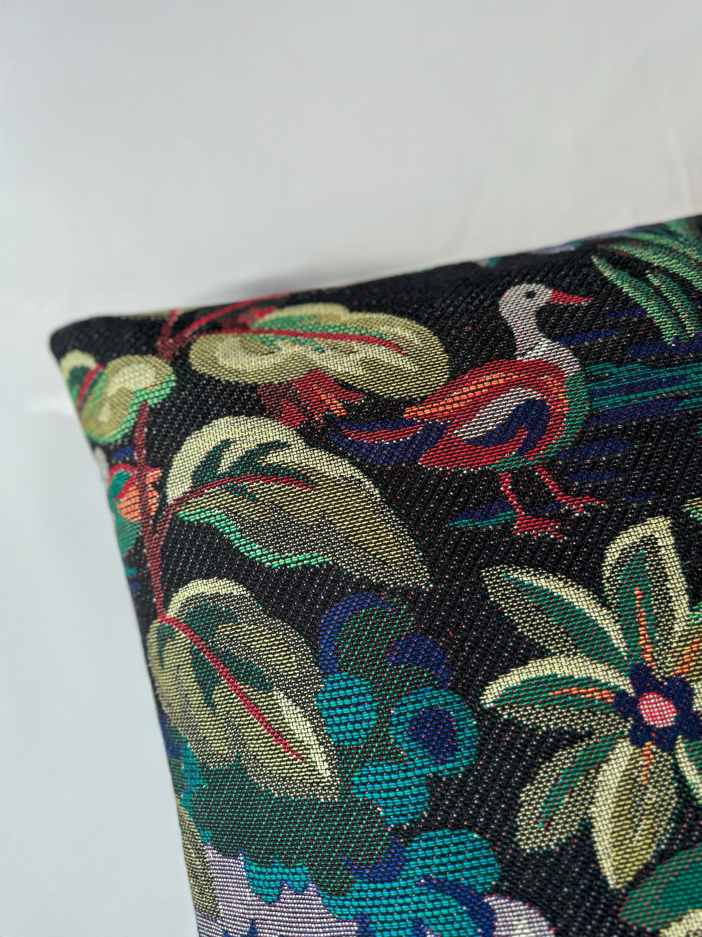 Housse de coussin le jardin des oiseaux