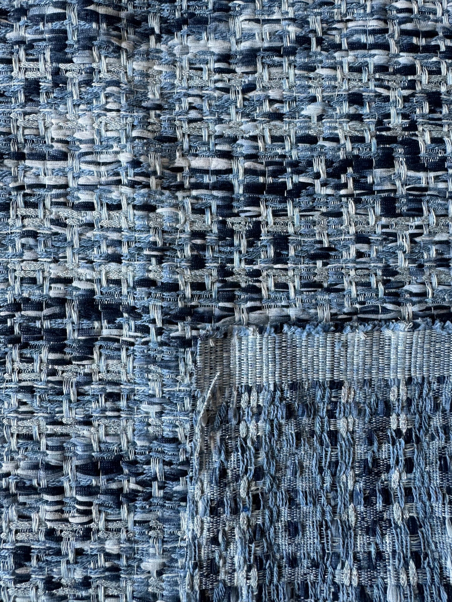Tweed shades blue - L: 1.10 m