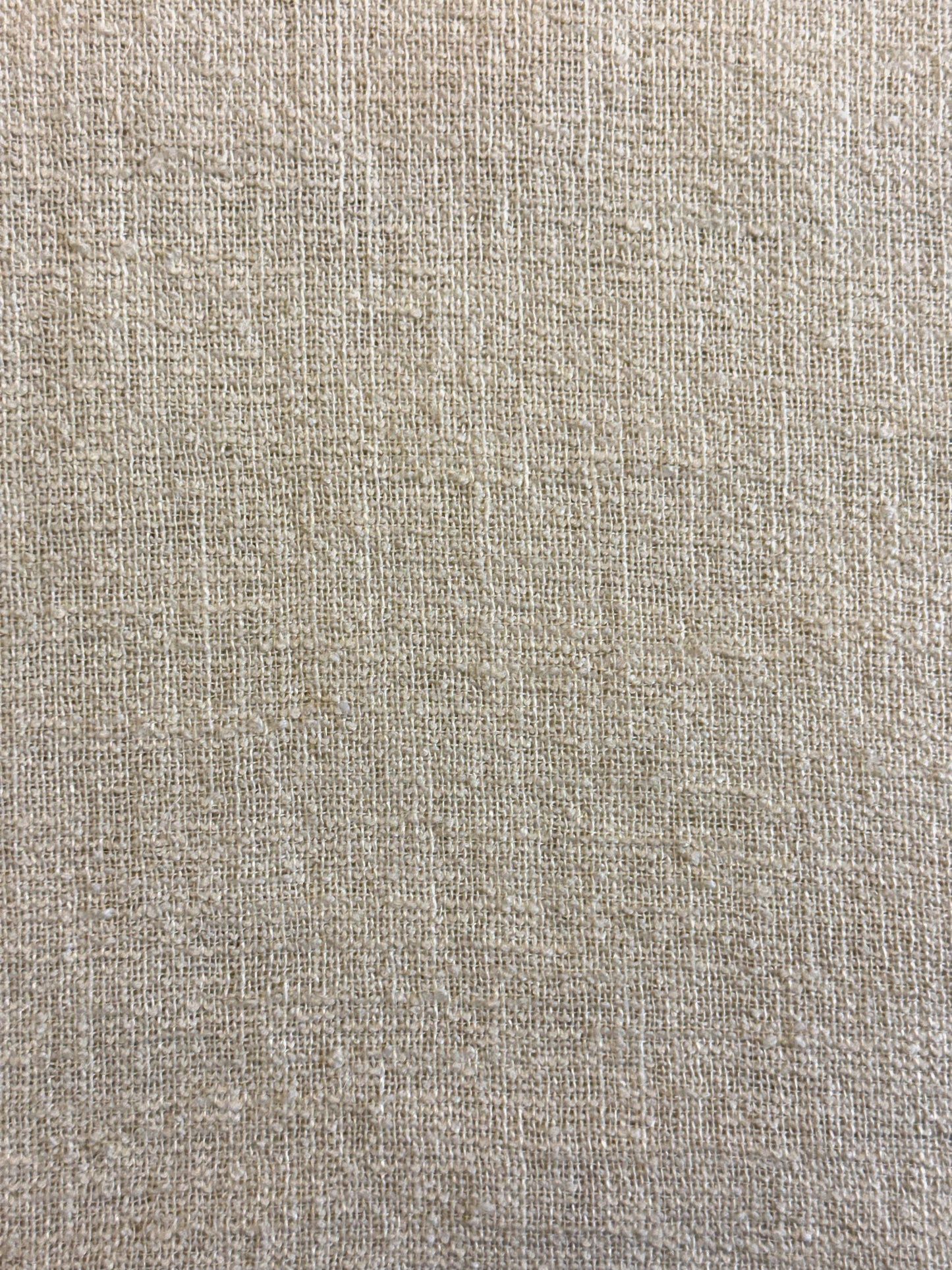 Tissu au mètre, toile fil texturé écru