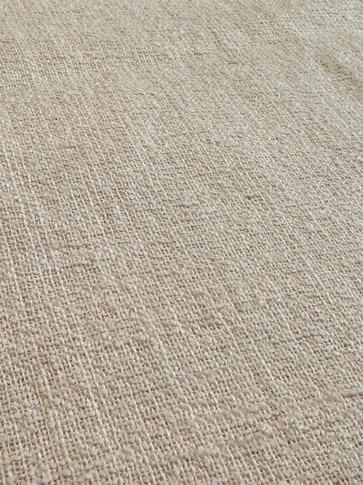 Tissu au mètre, toile fil texturé écru