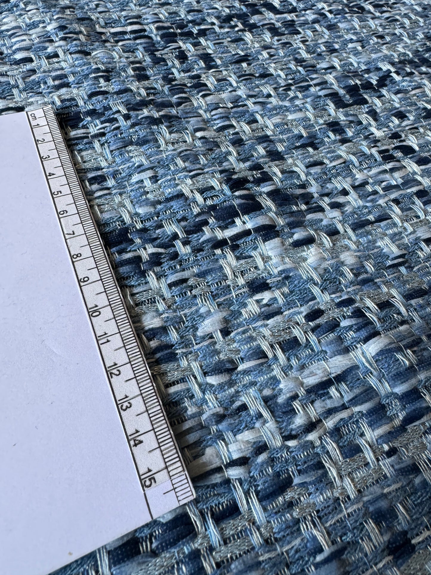 Tweed shades blue - L: 1.10 m