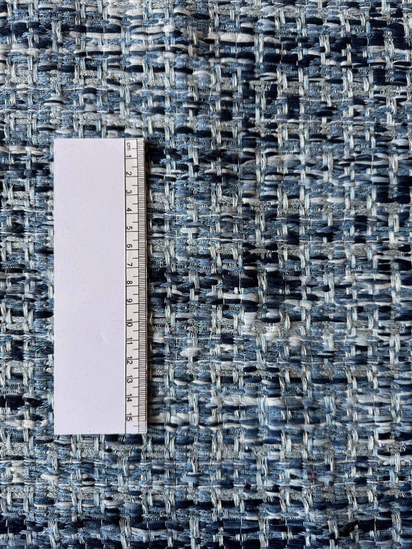 Tweed shades blue - L: 1.10 m