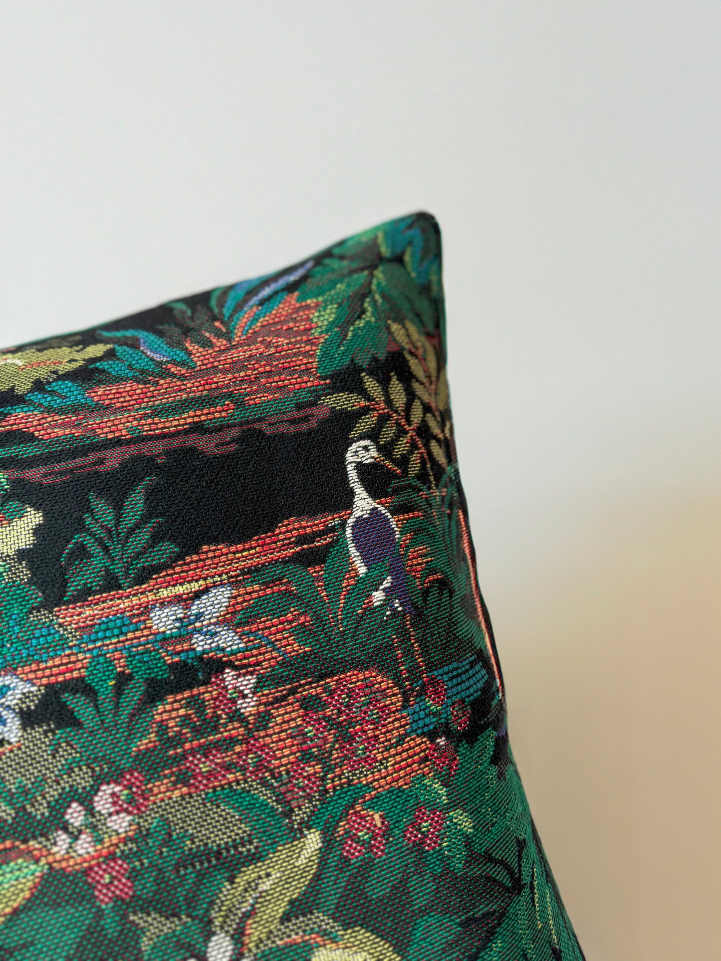 Housse de coussin le paradis des oiseaux