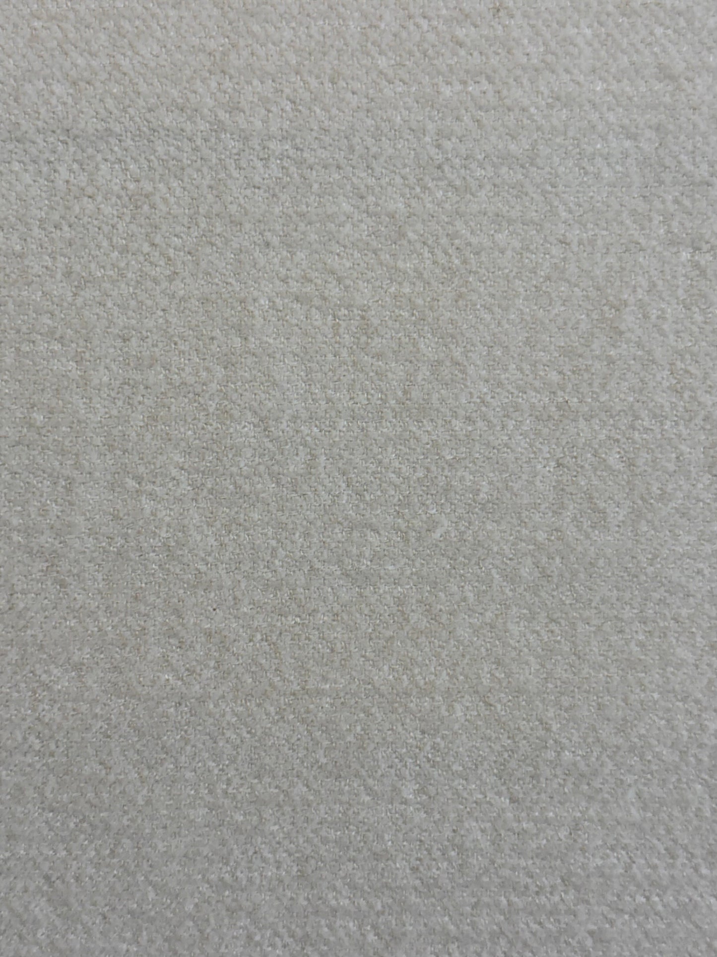 Tissu au mètre, toile avec du fil chenille écru