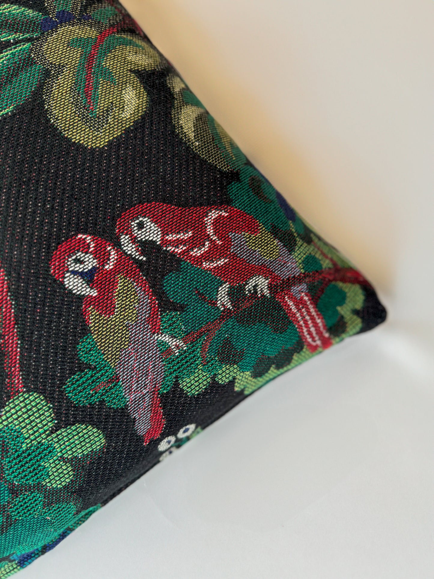 Housse de coussin le jardin des oiseaux