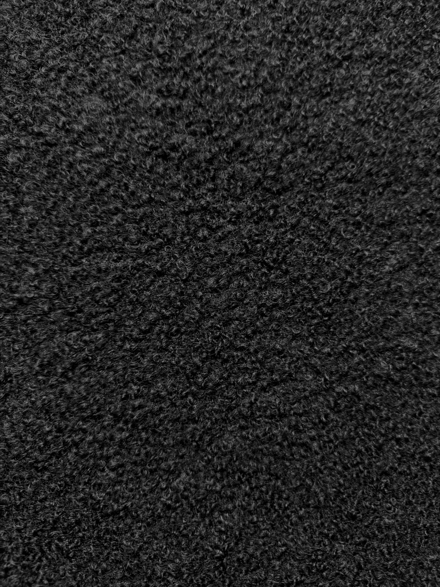 Tissu au mètre, bouclette noir