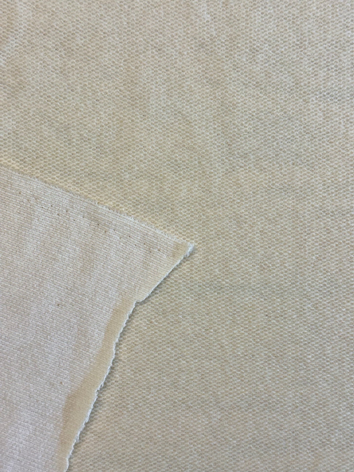 Tissu en laine écru - L: 1,50 m