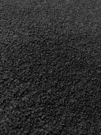 Tissu au mètre, bouclette noir