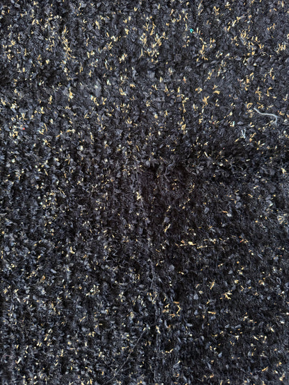 Tweed noir doré - L: 1,05