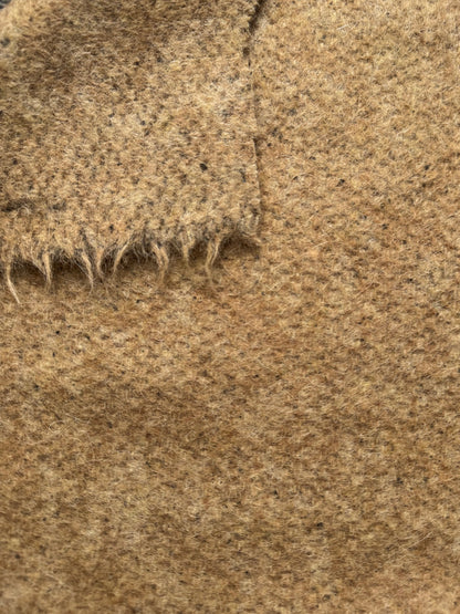 Tissu au mètre, lainage camel claire