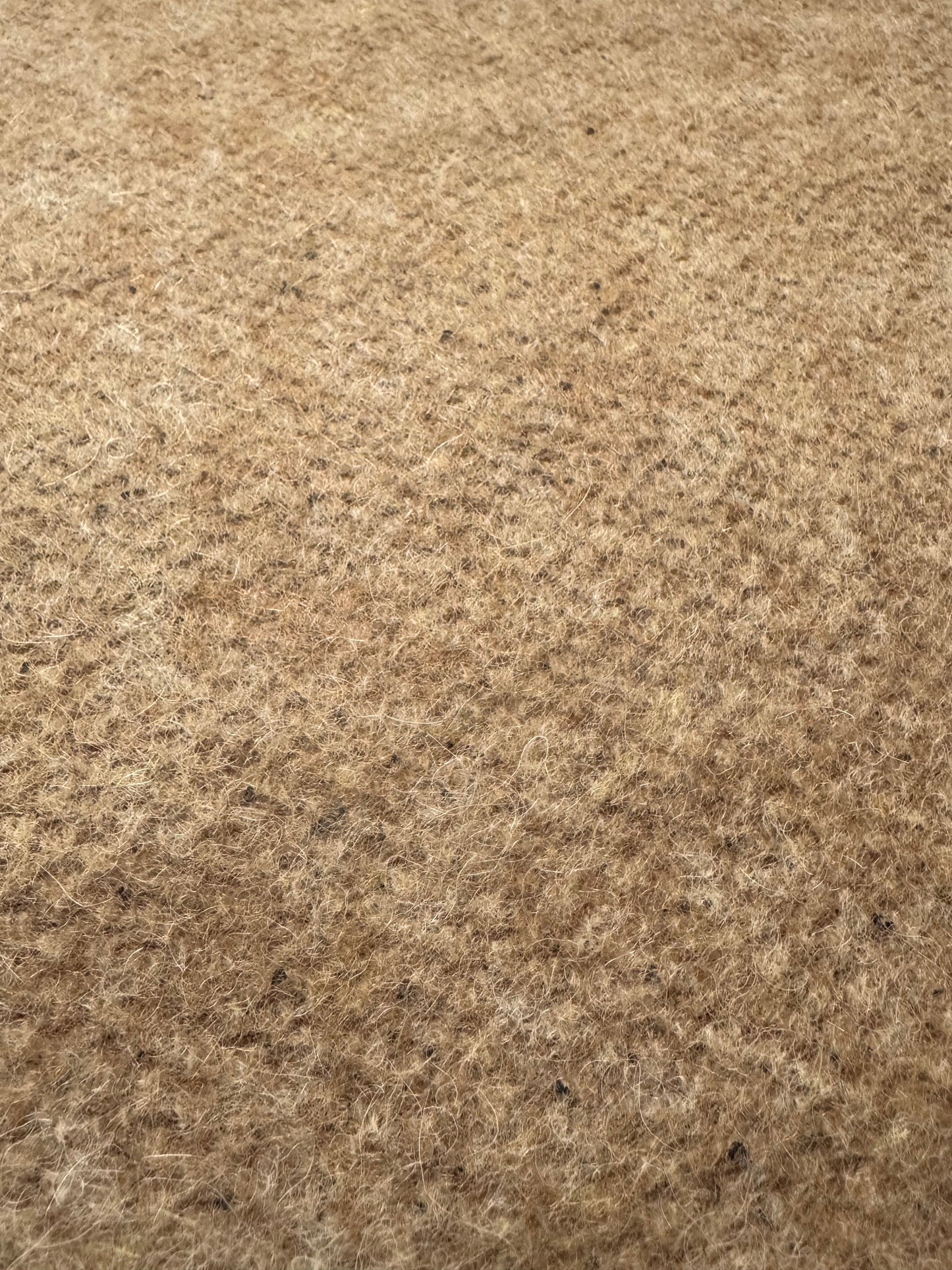 Tissu au mètre, lainage camel claire