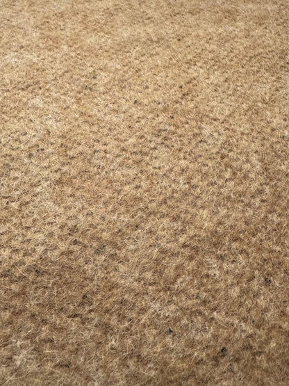 Tissu au mètre, lainage camel claire