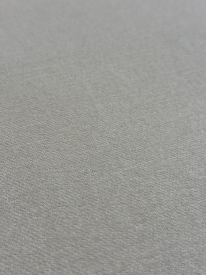 Tissu au mètre, toile avec du fil chenille écru