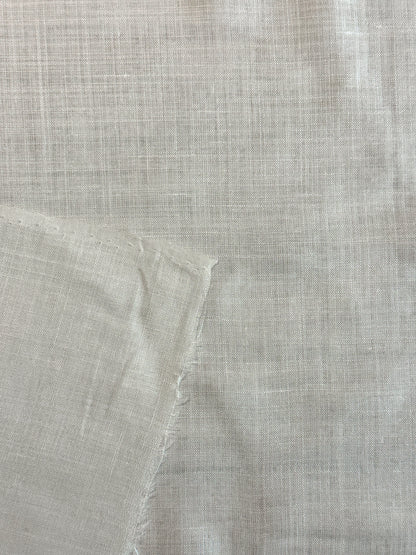 Tissu en lin écru - L: 1,50 m