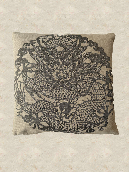 Housse de coussin le dragon