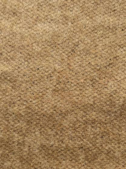 Tissu au mètre, lainage camel claire